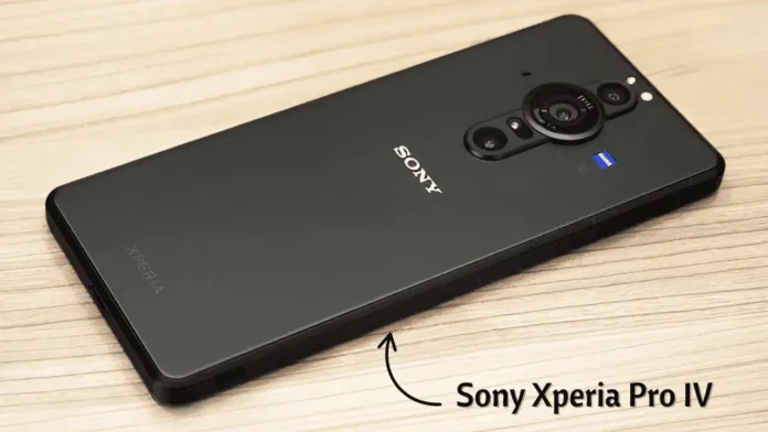 Sony Xperia Pro-IV 250MP camera, 6500mAh battery, starting at Rs.1,29,999