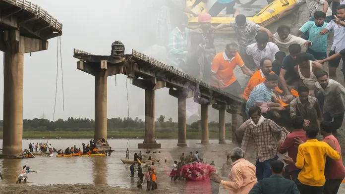 Vadodara Gambhira bridge accident 9 killed