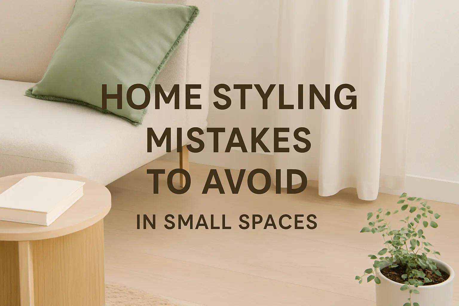 Home Styling Mistakes to Avoid in Small Spaces