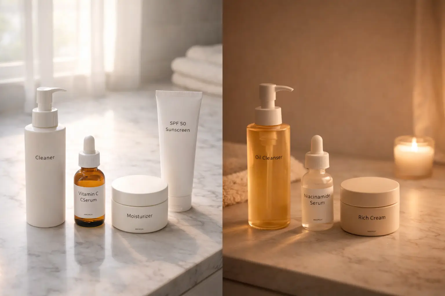 Morning vs Night Skincare Routines Explained